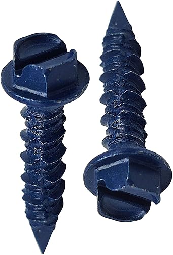 DOJA Industrial | Betonschrauben Torx 6,5mm X 32mm | PACK 20 | Rundkopf Spanplattenschrauben Schraube-Anker | Stahl Verzinkt Flachkopf Universalschrauben | Senkkopfschrauben/Holzschrauben Torx - Cheap-Us