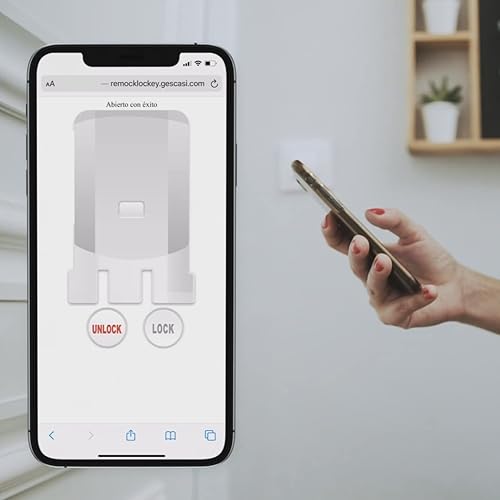 REMOCK RLP4S PRO Unsichtbares Sicherheitsschloss mit 4 Kontrollen, 3 W, 3 V, Silber - Cheap-Us