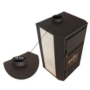 Kaminofen Holzofen Wasserführend BALKAN ENERGY Bellarosa