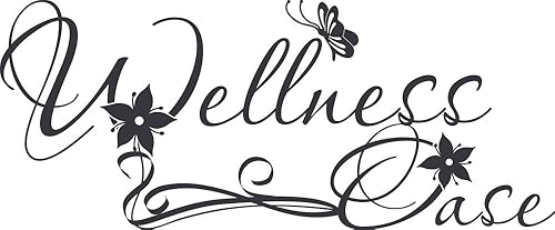 GRAZDesign Wandtattoo Bad Wellnessoase, Wandaufkleber Badezimmer Wand Aufkleber - 97x40cm / 070 schwarz - Cheap-Us