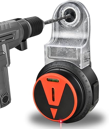 Bohrstaubsammler mit Nivellierwerkzeug, multifunktionaler Staubabsauger Elektronischer Vakuumsaugnapf, Nivellierwerkzeug perfekt zum Aufhängen von Bildern, Malen und Hausrenovierungen - Cheap-Us