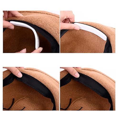 Reduzierband für Mützen, Mützen, Schweißband, zum Festziehen von Hutgrößen, Schwarz + Weiß, 10 Stück - Cheap-Us