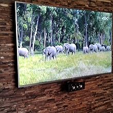 teakholz tv-wand