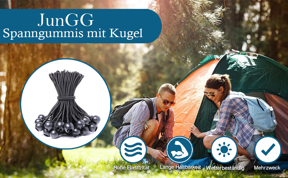 spanngummi mit kugel