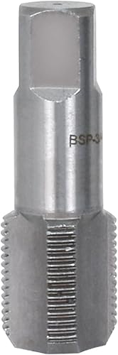Naapesi Gewindebohrer BSP G3/4' Zoll, Silber Kohlenstoffstahl Gewindeschneider Maschinengewindebohrer Einschnitt Rohrgewindebohrer, für die Reparatur oder Reinigen von Rohrgewindeverbindungen - Cheap-Us