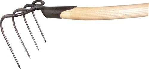 Dunghacke Zinkenlänge 210mm m. Federdülle,m. Stiel G. 1200 g,4 runde Zinken - Cheap-Us