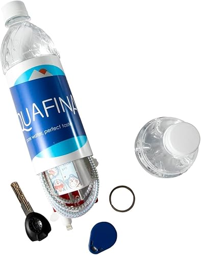 Umleitungssichere Wasserflasche, geheimer Aufbewahrungsbehälter, AquaFin in Flasche, transparent, Geheimfach, Umleitungssichere Wasserflaschen-Aufbewahrung - Cheap-Us