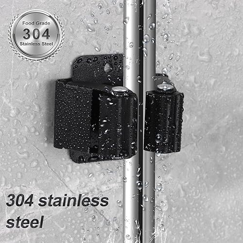 JSMTKJ 10 Stück Gerätehalter, Besenhalterung Wand Gartengerätehalter Besenhalter Edelstahl Wandhalterung Besenhalter Wand für Wischmopp, Besen, Schaufel, Werkzeuge - Cheap-Us