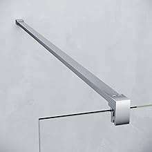 duschwand glas 120 x 200 DuschKabine Duschtrennwand Duschabtrennung