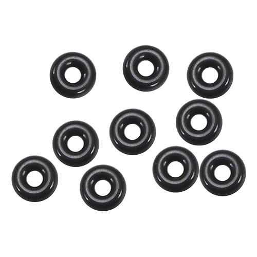 sourcing map 10Stk. Fluorkautschuk O-Ringe Dichtung schwarz 9mmx11mmx1mm - Cheap-Us