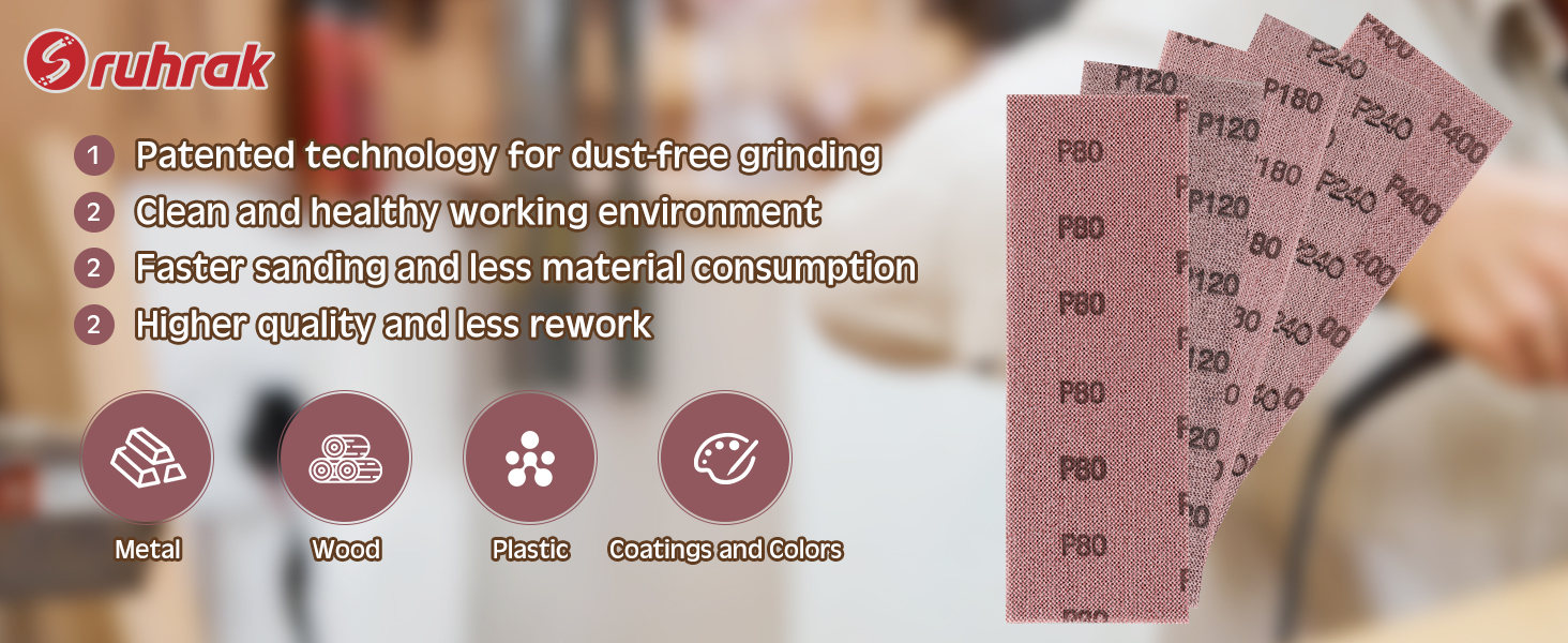 Netz Schleifstreifen 80 x 230mm