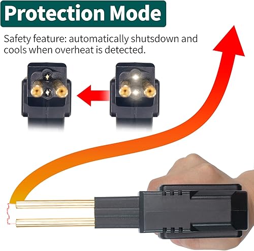 YIHUA 960-V Tragbares Kunststoff Schweißgerät kunststoff reparaturset mit LED-Licht 200 heiße Hefter für die Kunststoff Schweiß Reparatur von Kunststoffrissen, Stoßstangenreparatur am Auto(EU Plug) - Cheap-Us