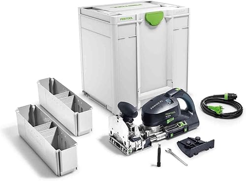 Festool Dübelfräse DF 700 EQ-Plus DOMINO XL (mit DOMINO Fräser, Zusatzanschlag, leere Dübelbox, Gabelschlüssel), im Systainer - Cheap-Us