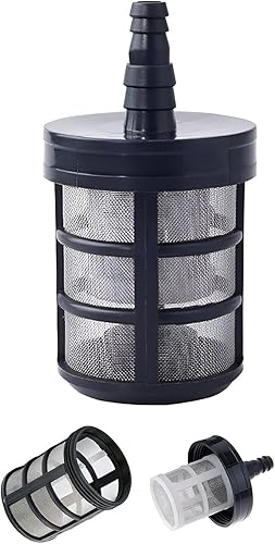 DBAILY Saugschlauch Filter Wasserpumpensieb Wasserpumpe Saugfilter Wasserfiltereinsatz Gartenpumpe Edelstahl mit Doppelschicht Verschlüsselungssieb für Sprühgeräte Ölpumpen Autowaschanlagen - Cheap-Us