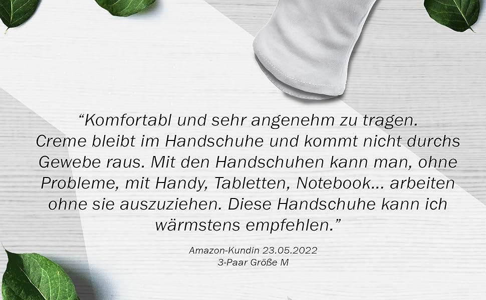 DarBene Baumwollhandschuh Textilhandschuh Pflegehandschuhe