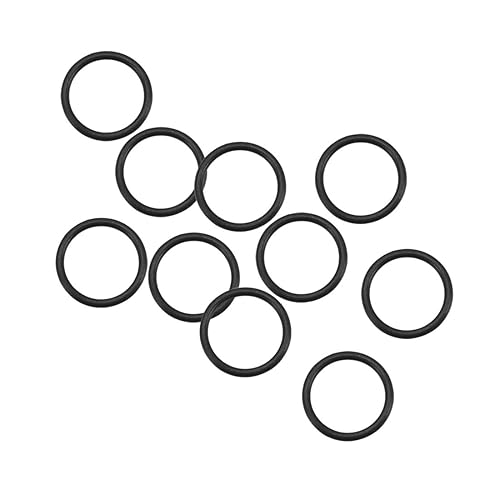 sourcing map 10Stk. Fluorkautschuk O-Ringe Dichtung schwarz 9mmx11mmx1mm - Cheap-Us