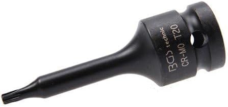 BGS 5480-T25 | Kraft-Bit-Einsatz | Länge 75 mm | 12,5 mm (1/2') | T-Profil (für Torx) T25 - Cheap-Us