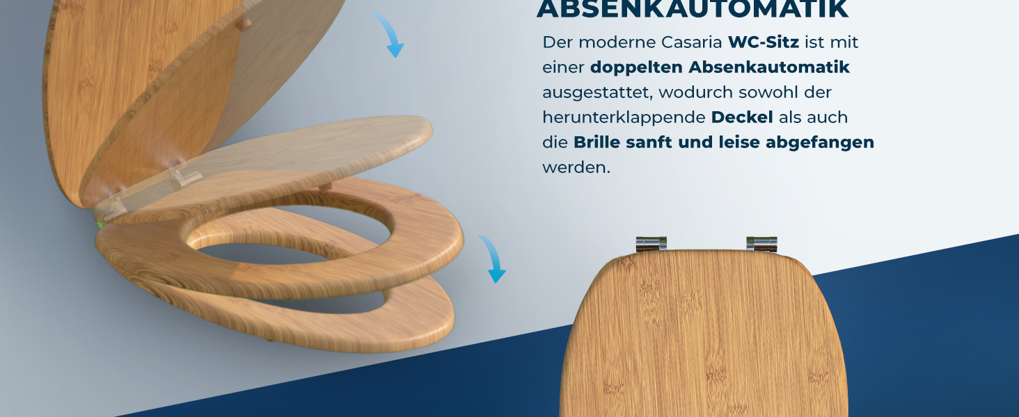 Casaria WC-Sitz mit Absenkautomatik
