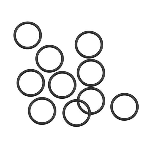 sourcing map 10Stk. Fluorkautschuk O-Ringe Dichtung schwarz 9mmx11mmx1mm - Cheap-Us