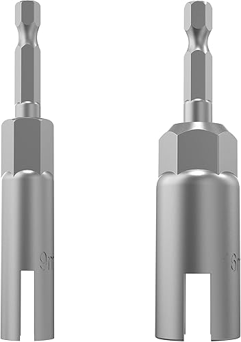 3 Stück 1/4 Zoll Sechskantschaft, Flügelmuttern-Schraubendreher-Set, flache Flügelmutter, Bohrer-Steckschlüssel-Werkzeugsatz, Plattenmutter-Bohrer, Schraube, C-förmige Hakenschraube - Cheap-Us