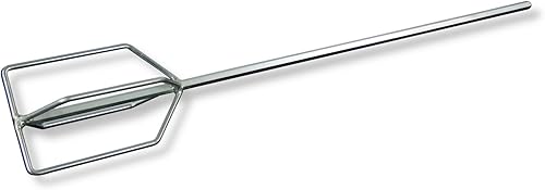 DEWEPRO® Mörtelrührer - Farbrührer verzinkt ø120x660mm, Farbmischer Rührquirl zum Vermischen von Farben, Putz und Estrich - Cheap-Us