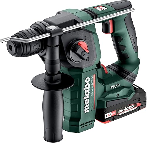 Metabo Akku-Bohrhammer BH 18 LTX BL 16 – 600324500 – 18 V – Bohrhammer mit Brushless-Motor zum Hammerbohren und Bohren – Inklusive Akku und Ladegerät - Cheap-Us