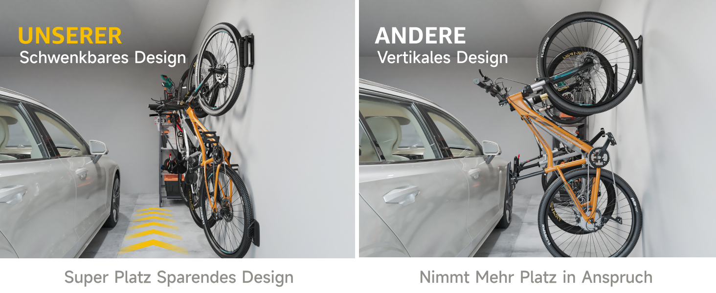 Fahrradständer zur Wandmontage