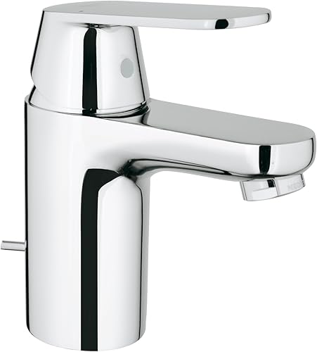 GROHE Eurosmart Cosmopolitan | Badarmatur - Einhand-Waschtischbatterie, mit Ablaufgarnitur | chrom | 32830001 - Cheap-Us