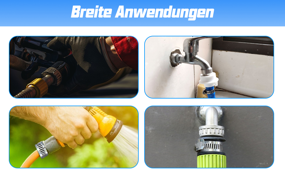 20 Stk Schlauchschellen Set