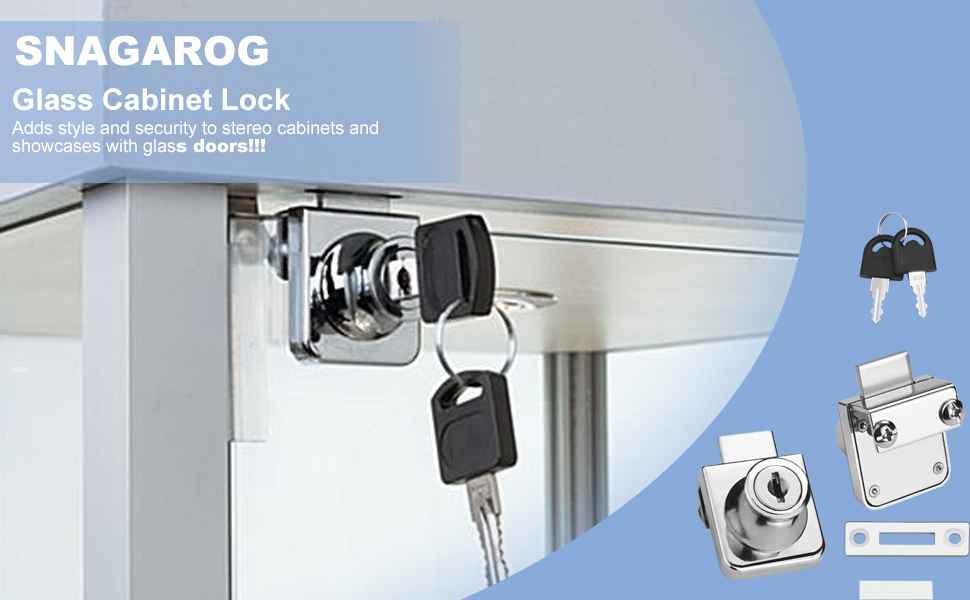 SNAGAROG Glass Cabinet Lock