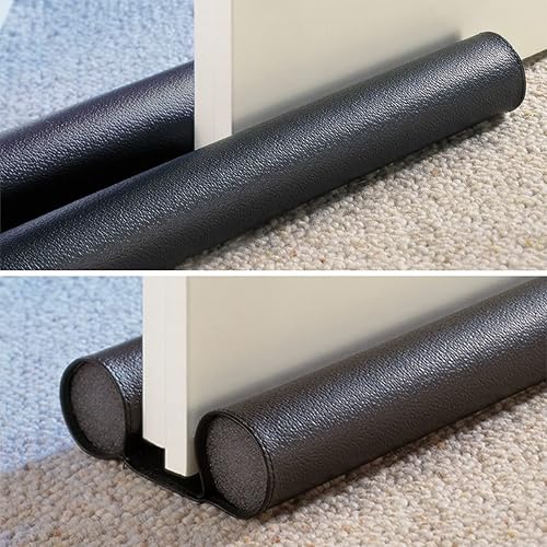 WENKO Zugluft-Stopp Schwarz - Cheap-Us