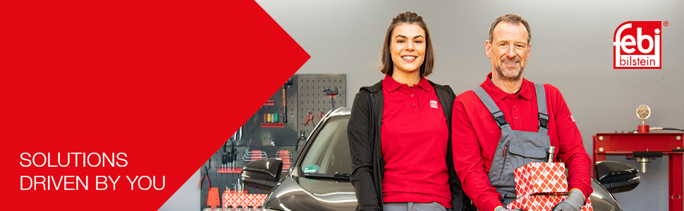 Allgemeiner A+ Banner mit zwei Werkstattmitarbeiter