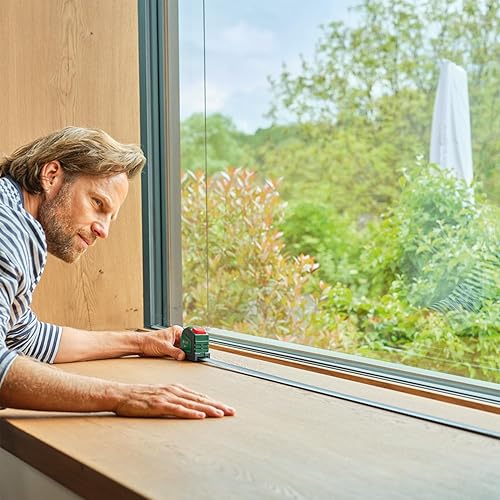 Bosch Maßband 5m + Tieflochmarker Bleistift (mit Bleistiftclip; Auto-Lock; Nylonbeschichtetes Band; 22mm Bandbreite; 2m Stabilität; Zweirichtungshaken; Metall-Gürtelclip; Softgrip) -  Edition - Cheap-Us