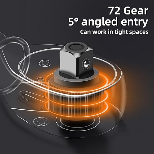 UYECOVE Drehmomentschlüssel 1/4, 13-tlg. 1-25Nm Fahrrad Drehmomentschlüssel mit Innensechskant, Torx Bit Buchse, 4' Verlängerungsstangen, Für die Reparatur von Fahrrädern/MTB - Cheap-Us