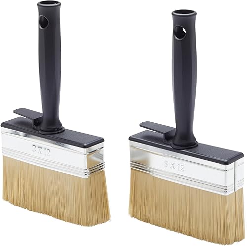 Fit For The Job 100mm Blockbürste; großes Aufnahmevermögen; Tapetenkleister; schnelle Abdeckung; Auftragen v. Kleister auf Tapete, Futterpapier, Vinyl, Anaglypta, Raufaser, Wand, Kleisterpinsel - Cheap-Us