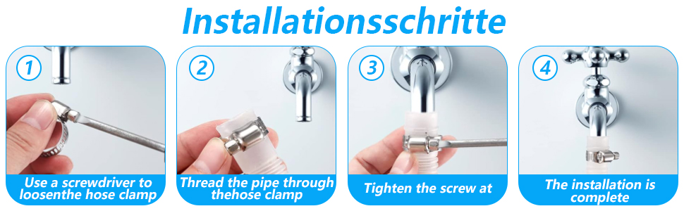 20 Stk Schlauchschellen Set