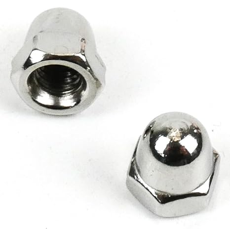 DAUMLINK® Hutmutter, hohe Form DIN 1587, Material Edelstahl V2A (25 Stück) (sim. UNI 5721) für die Schraubenoptik und gegen Verletzung, Verschmutzung und Beschädigung (M8) - Cheap-Us