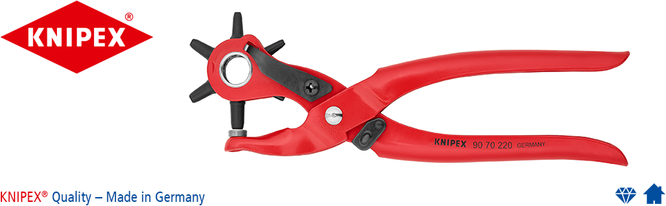 Knipex 90 70 220 Revolverlochzange