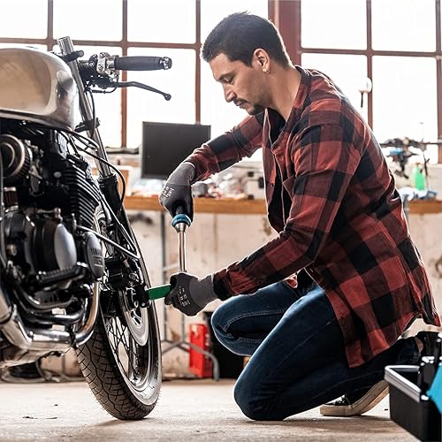 Hazet Drehmomentschlüssel 5122-2CT I Abtrieb: Vierkant 12,5 mm, 1/2 Zoll, Toleranz: 4%, 32 Zähne Betätigungswinkel 11,25 Grad I anwenderfreundliche Umschaltknarre für Auto und Fahrrad I 519mm - Cheap-Us