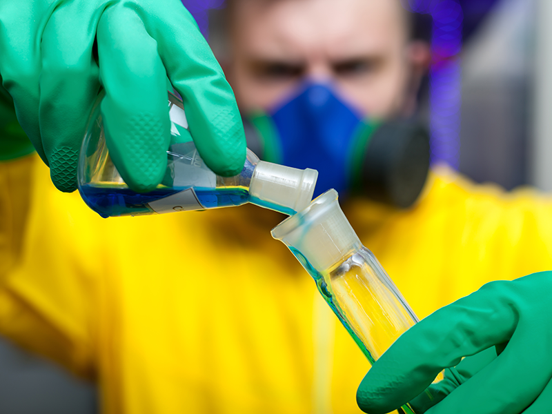 Extrem robuste Chemiehandschuhe für Profis