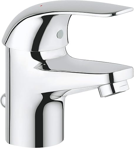 GROHE Euroeco - Einhand- Waschtischarmatur (wassersparend, S-Size, mit Keramikkartusche, kratzfest) , chrom, 23262000, 17 - Cheap-Us
