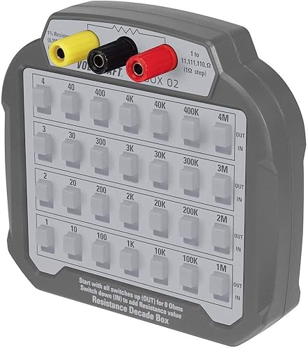 VOLTCRAFT R-BOX 02 Mess-Dekade Widerstand 1% - Cheap-Us