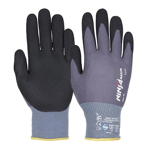 OTTO Schachner 34872070 Ninja Maxim Halbtauchhandschuh, Grau/Schwarz, Größe 7 - Cheap-Us