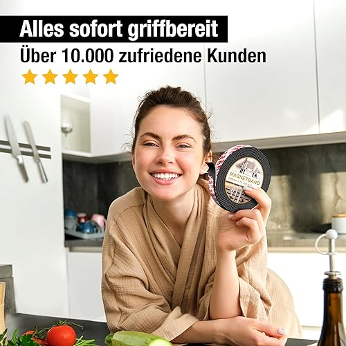 MYMIND® Magnetband Selbstklebend [Extra Stark] mit 3M Kleber - Sehr Starkes Magnetklebeband für Maximale Haftung - Magnetstreifen Selbstklebend - Magnetisches Klebeband - Cheap-Us