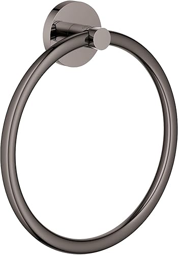 GROHE Essentials - Handtuchring (Material: Metall, verdeckte Befestigung, zum bohren oder kleben), chrom, 40365001, Small - Cheap-Us
