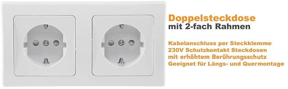 wand-steckdose mit abdeckung wandrahmen abdeckrahmen steckdosen-abdeckung schuko-steckdose weiß