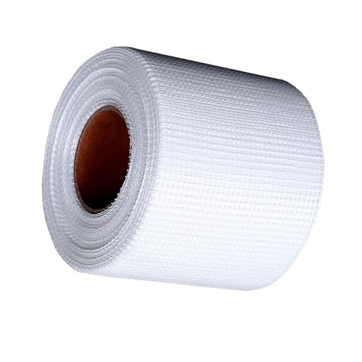 SopimusZ Fugenband Selbstklebend 10CM x 90M, Glasfaser Fugendeckstreifen zum Lückenlosen Verspachteln von Fugen, Gewebeband Bewehrungsstreifen für Gipskartonplatten, Risse und Löcher - Cheap-Us