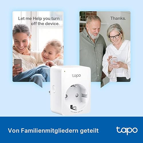 TP-Link Tapo Smart WLAN Steckdose Tapo P110 mit Energieverbrauchsmesser, Smart Home Alexa Steckdose, funktioniert mit Alexa, Google Home, Sprachsteuerung, Fernzugriff, Mini, 4 Pack - Cheap-Us