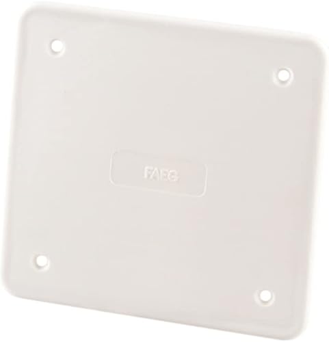 POLY POOL - PP0590.1 Abdeckung Wandverteilerkasten Weiß - Abdeckung elektrischer Verteiler Technopolymer Stoßschutz - Abdeckung mit Schrauben zum Befestigen am Verteilerkasten - Cheap-Us