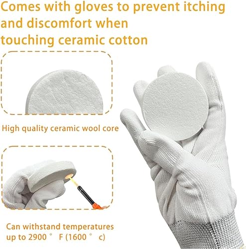 Keramikwolle 20 Stück Keramikwolle für Bioethanol Keramikschwamm für Bioethanol Kamin Keramische Wolle Keramik Wolle Indoor Gel Tischkamin Ethanol Ceramic Sponge Ceramic Wool 2024 - Cheap-Us